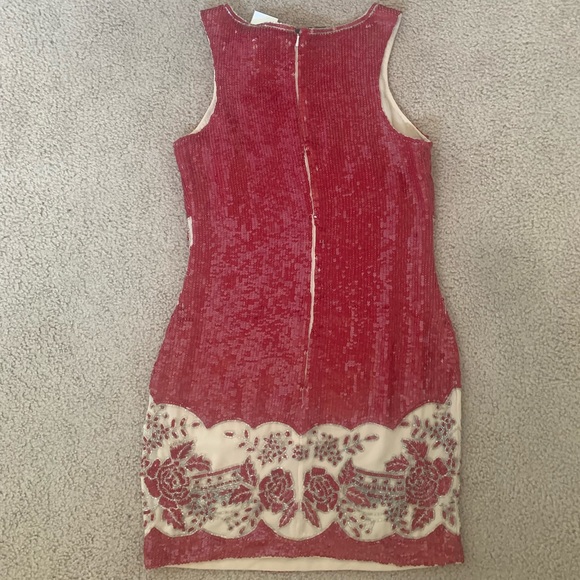 Nwt needle thread beaded floral shift dress - Picture 6 of 6